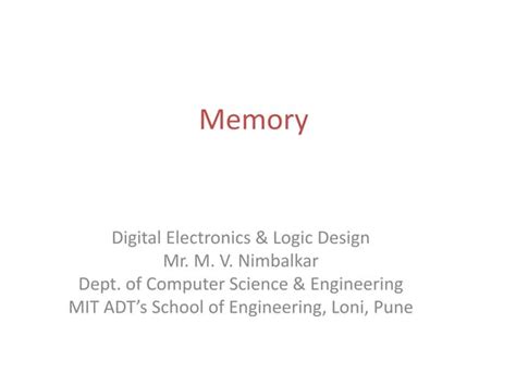 Memory Unit in Digital Electronics 的图像结果