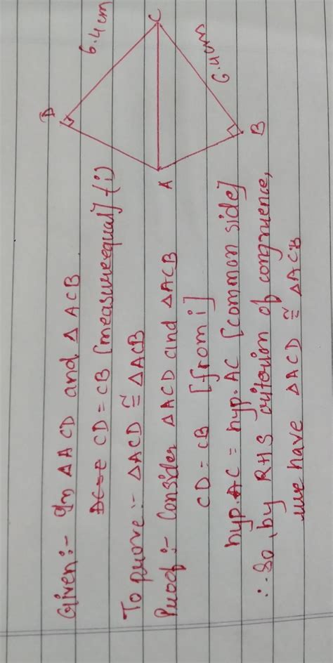 In Fig. 9.38, which pairs of triangles are congruent by RHS congruence ...
