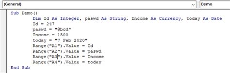Image result for How to Add Number Variables in Excel Using VBA Code