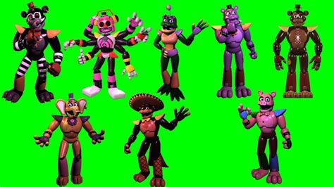 GLAMROCKS FNAF 6 SCREEN GREEN | Fnaf dibujos, Dibujos, Dibujos bonitos