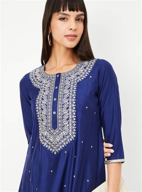 Buy Women Embroidered Kalidar Kurta Online at just Rs. 1299.0 ...