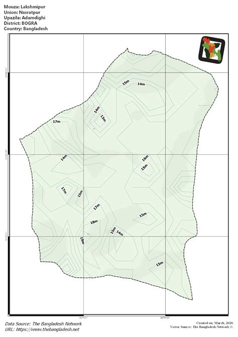 Map of Lakshmipur Mouza, Adamdighi, Bogra - map of lakshmipur district bangladesh