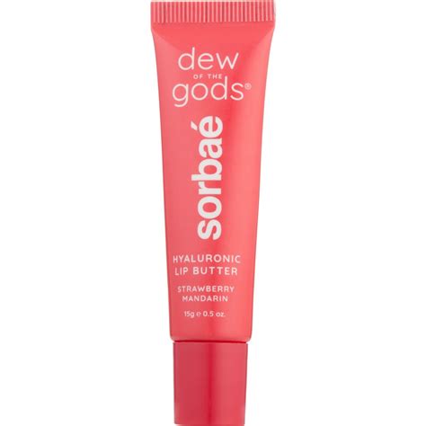 Dew Of The Gods Sorbaé Hyaluronic Lip Butter In Strawberry Mandarin ...