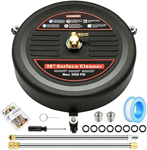 TAOZIM Pressure Washer Surface Cleaner, 15.8” Surface Cleaner for ...