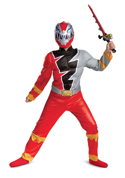 Power Rangers Dino Fury Red Ranger Kids Costume