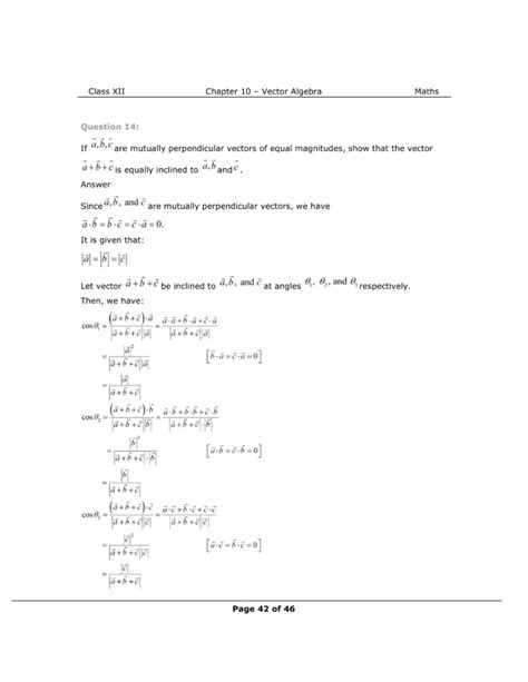 NCERT Solutions For Class 12 Maths Chapter 10 Miscellaneous Exercise