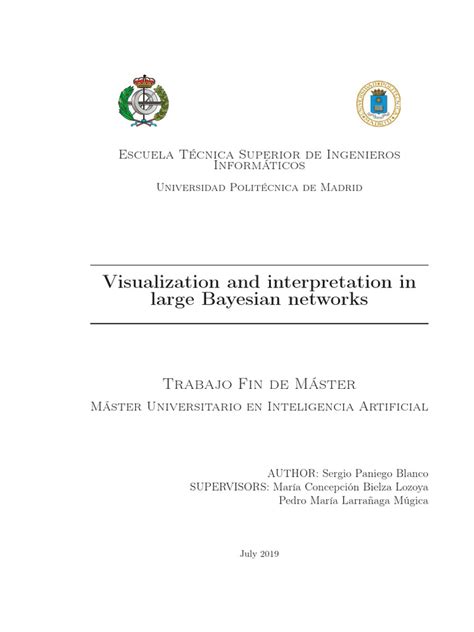 Bayesian Network Visualization 的图像结果