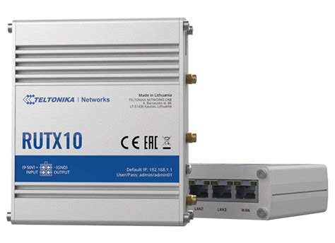 RUTX10 Enterprise Router - Teltonika | Mouser