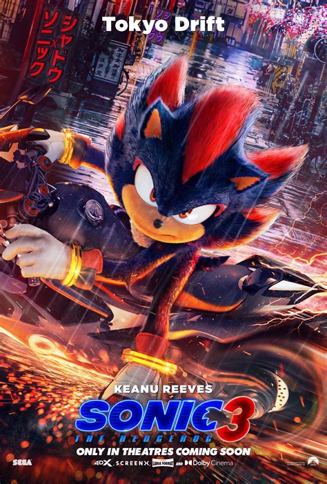 Sonic Movie 3 Shadow Character Poster 2 by kalel156 on DeviantArt