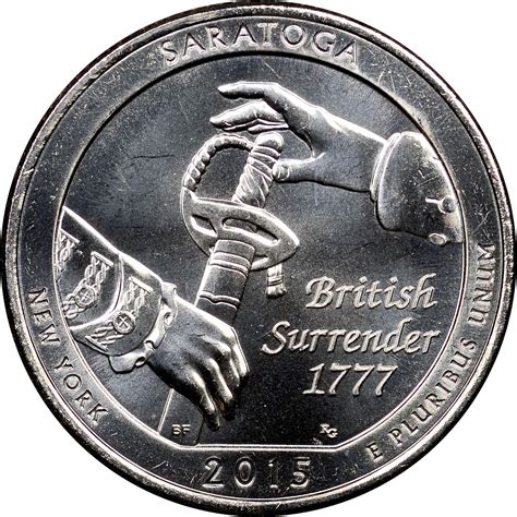 2015 P [SARATOGA] America the Beautiful Quarter Prices | Ungraded, NGC ...