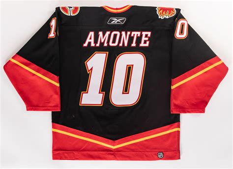 Lot Detail - Tony Amonte's 2005-06 Calgary Flames Game-Worn Third ...