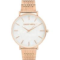 Joker & Witch Stainless Steel Women Aria Rosegold White Dial Analog ...