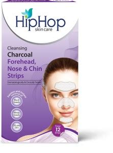 HipHop Skincare Charcoal Forehead, Chin, Nose Strips - Blackhead ...