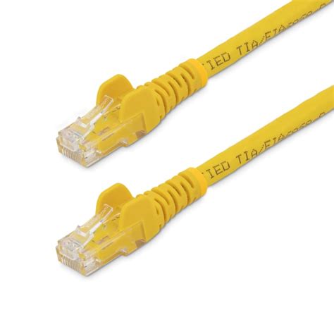 N6PATC50CMYL StarTech.com | StarTech.com, 0.5m Cat6, Yellow RJ45 to ...