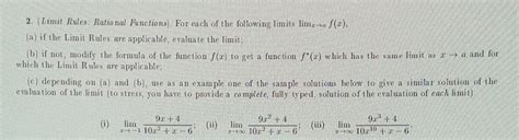 Image result for Rational Function Limits