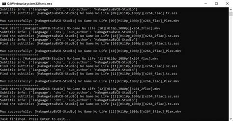 PlexMuxy：一个功能更加全面的 Plex 多媒体资源混流工具 - 天雨的博客 - Masterain