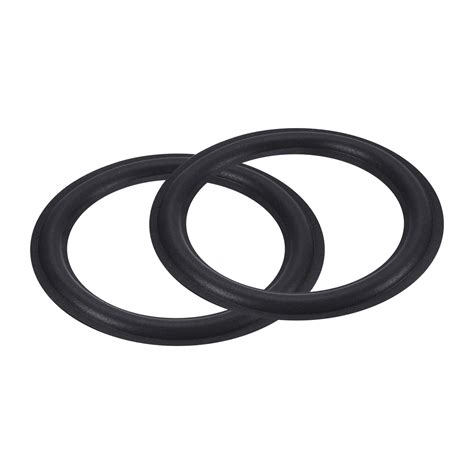Uxcell Rubber Speaker Foam Edge Surround Rings 8 Inch 143mm x 205mm ...