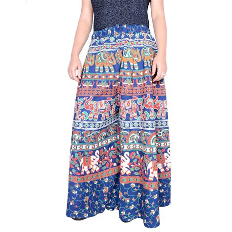 Buy Sttoffa Palazzo Cotton Palazzo Size 2XS Blue 36 Length Palazzo D4 ...