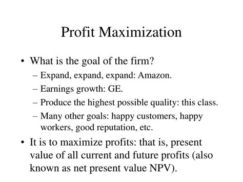Profit Maximization 的图像结果