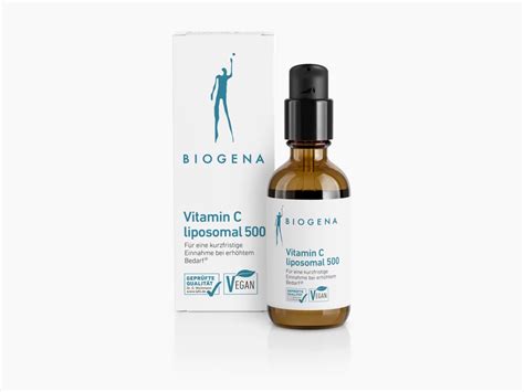 Biogena Vitamin C liposomal 500 60ml | Immune support – Shasva Health