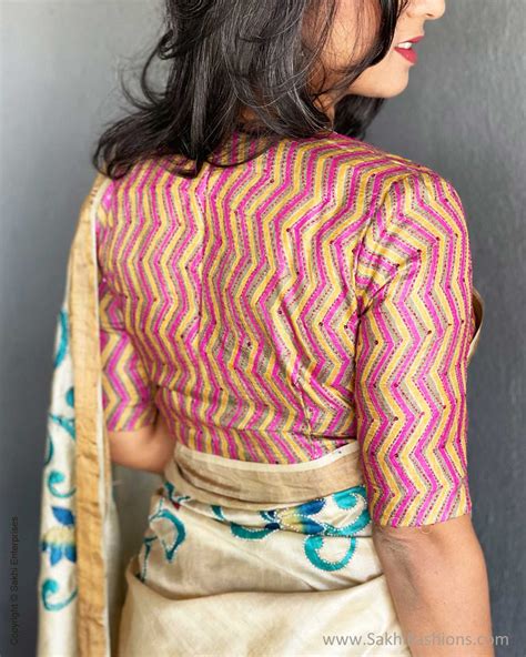 EE-V17214 Kantha Tussar Sari – sakhifashions