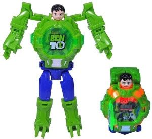 Mogli Toys Super Hero Figure Toy Robot Convertible Digital Wrist Watch ...