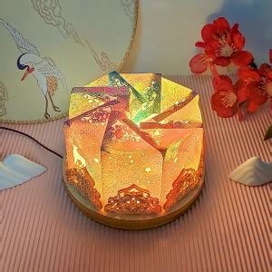 BNF Diy Paper Lamp Set Assemble Kit Removable For Tabletop Restaurant ...