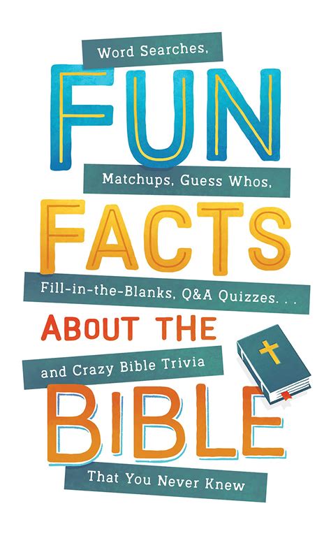 Buy Fun Facts about the Bible: Word Searches, Matchups, Guess Whos ...