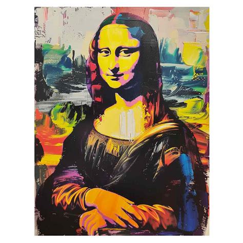 Mona Lisa Modern Art Painting