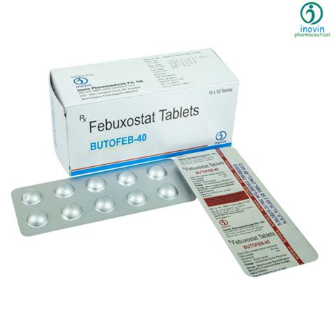 BUTOFEB-40 TABLETS Inovin Pharmaceuticals