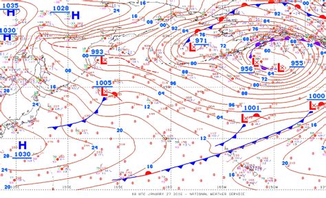 Image result for How to Read a Weather Map
