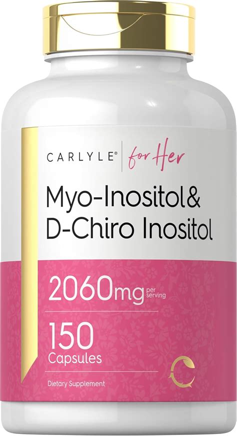 Carlyle Myo-Inositol & D-Chiro Inositol Supplement | India | Ubuy