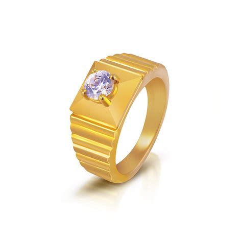 Joyalukkas Women's Impress Collection 22K Yellow Gold Ring : Amazon.in ...