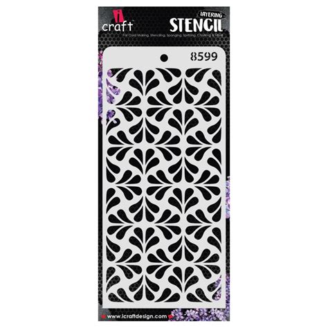 iCraft Layering Stencils - 4 x 8" - 8599| Art Lounge
