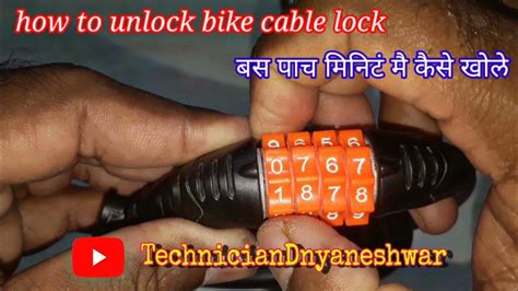 How to Unlock Cable Lock without the Code 的图像结果