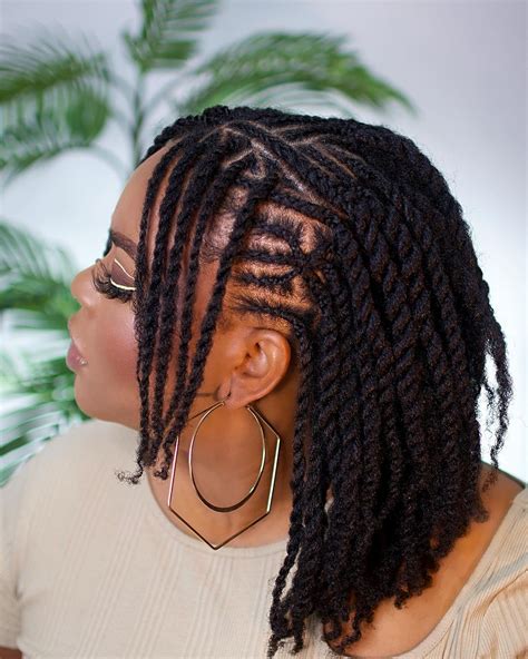 50 Chic Twist Hairstyles for Natural Hair | Twist braid hairstyles ...