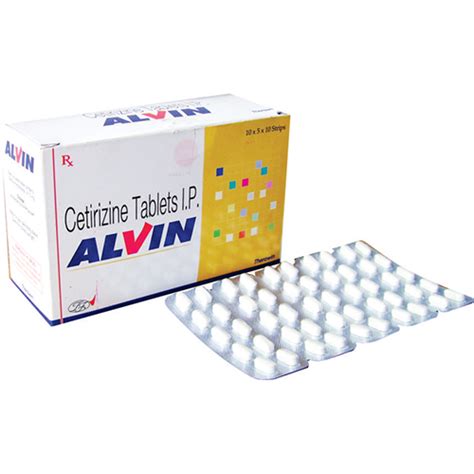 Cetirizine 10mg Tablets Therawin Formulations