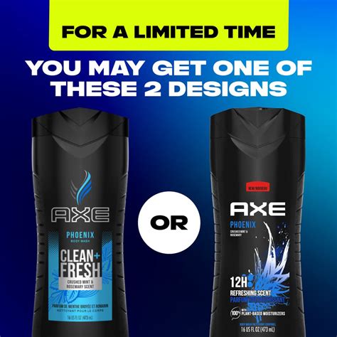 Buy AXE Body Wash 12h Refreshing Scent Phoenix Crushed Mint & Rosemary ...