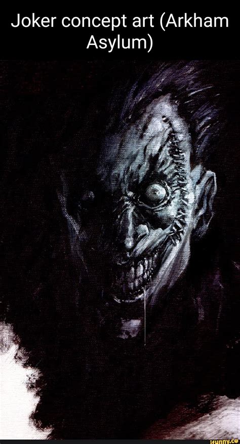 Joker concept art (Arkham Asylum) y oF - iFunny