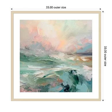 Pink Morning V by Irena Orlov Wood Framed Wall Art Print