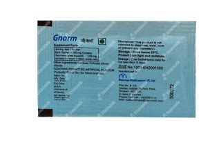 Gnorm 765 Mg Sachet 1 - Uses, Side Effects, Dosage, Price | Truemeds