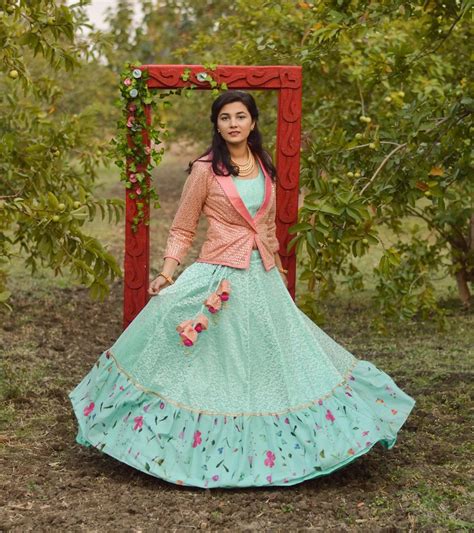 Sequined Blazer Lehenga – Darzigiri