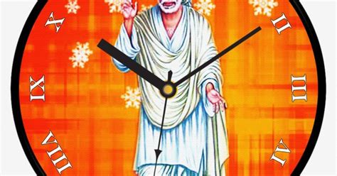 Lord Saibaba Wall Clock | Online Religious Wall Clock Store | Online ...