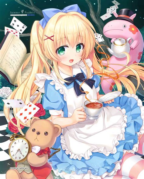 key nagayama yuunon alice in wonderland summer pockets summer pockets ...