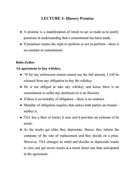 Examples Of Illusory Contracts at Terry Greene blog