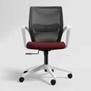Godrej Interio Sally Mid Back Fabric Office Arm Chair Price in India ...