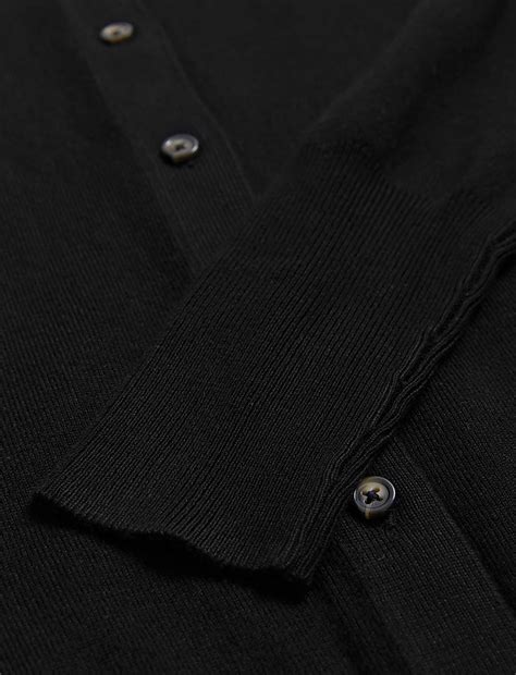 Buy Crew Neck Button Front Cardigan at Marks & Spencer