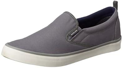 Buy Woodland Men Lgrey Canvas Slip-On Shoes at Amazon.in