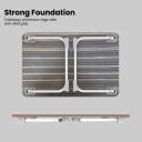 Portronics My Buddy J Foldable Wood Portable Laptop Table Price in ...