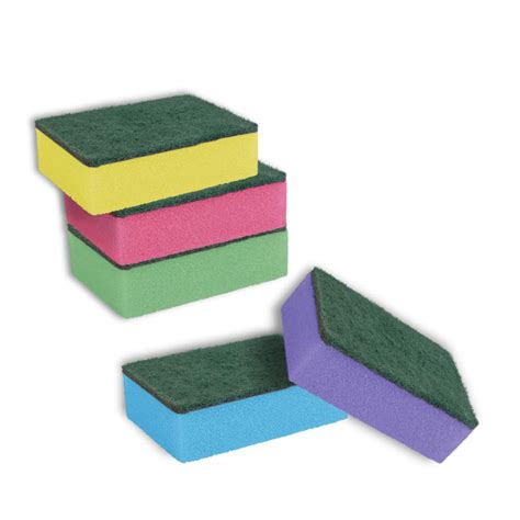 YORK Scouring Scrubby Non-Scratching Scouring Pads Sponge 5 Pcs (030140 ...